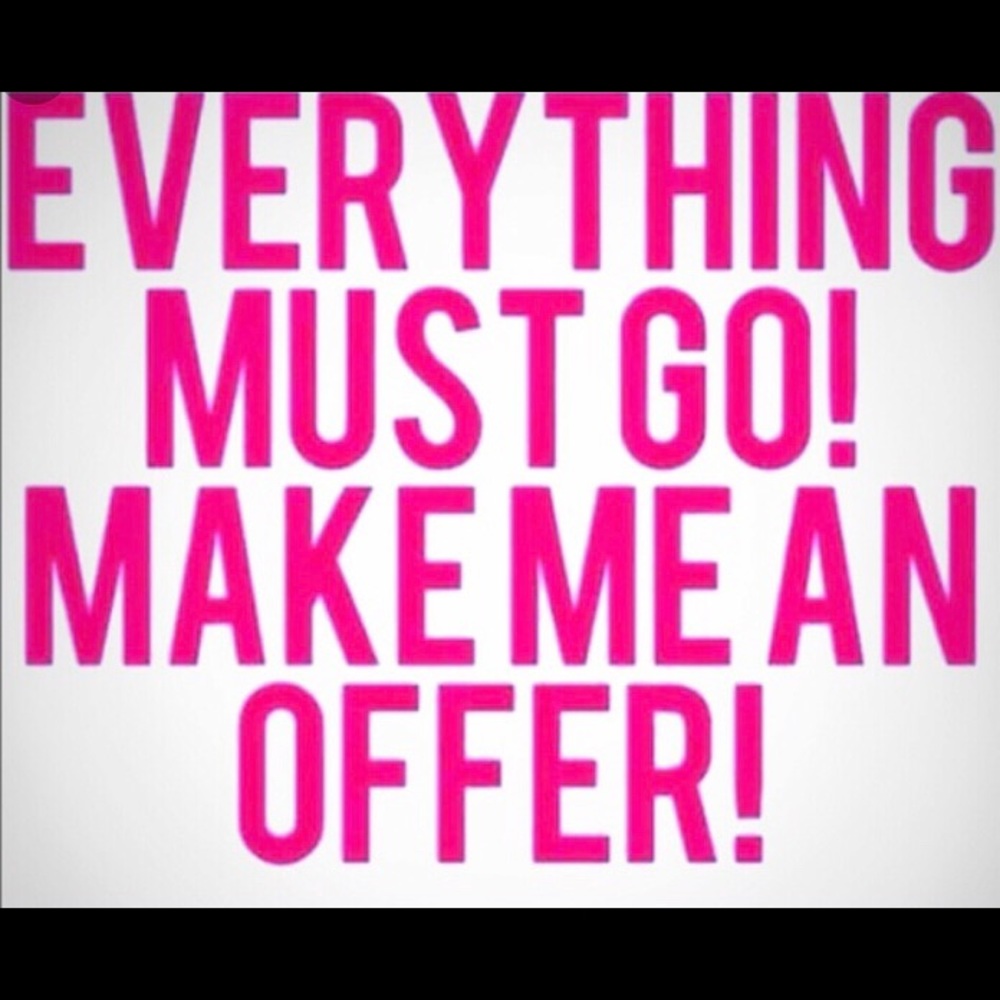 Accepting reasonable offers! Moving sale!